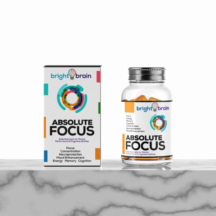 Absolute Focus is our award-winning nootropic that promotes focus,  alertness, cognitive enhancement, and overall energy