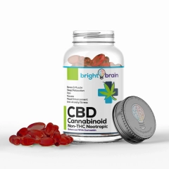 CBD Pills With Curcumin Bottle